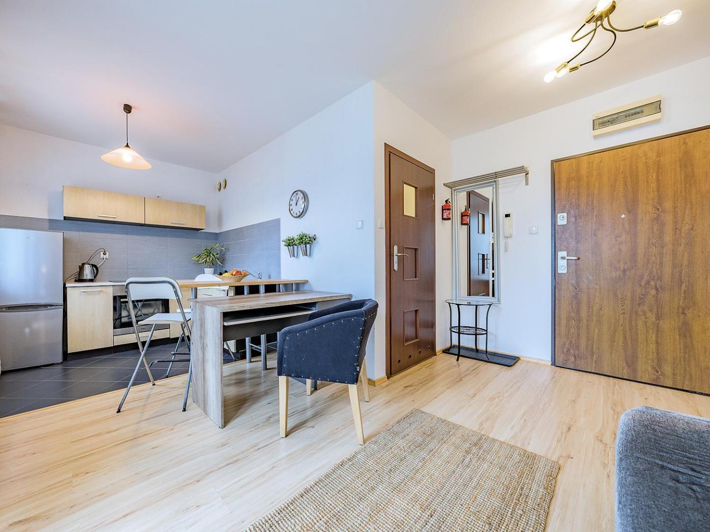 Apartament Z Balkonem I Bezplatnym Parkingiem 格但斯克 外观 照片